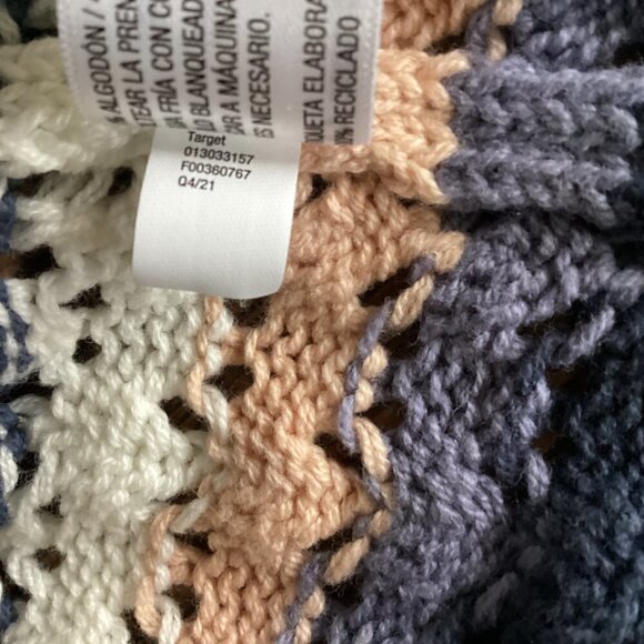 Universal Thread Cropped Sleeveless Crochet Knit Tank Top Sz M 166C - Picture 8 of 8